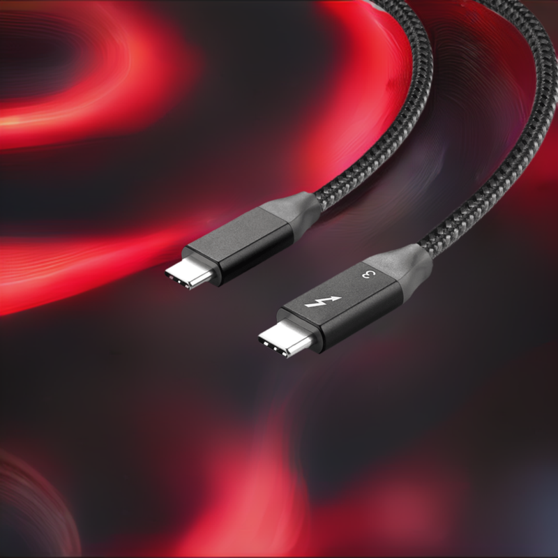 Load image into Gallery viewer, 4XEM 20Gbps 1M Thunderbolt 3 Braided cable
