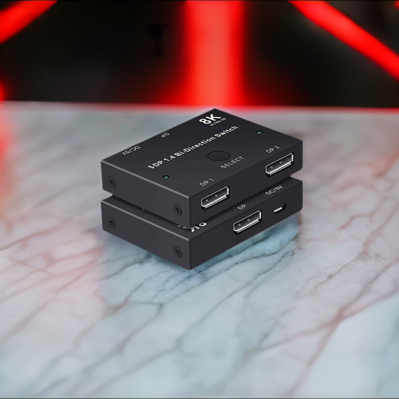 Load image into Gallery viewer, 4XEM 8K/4K DisplayPort Bi-Directional Switch
