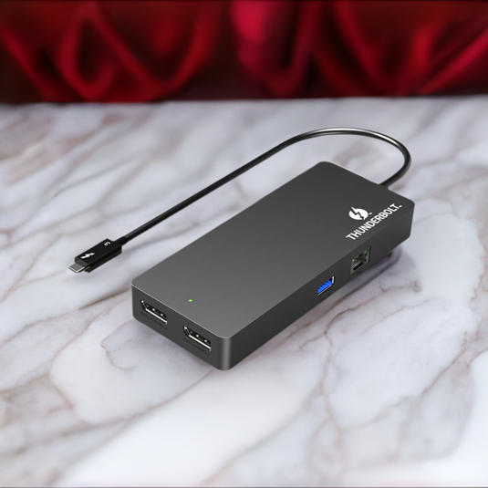 4XEM Thunderbolt 3 Dual 4K Mini Docking Station (Dual DisplayPort)