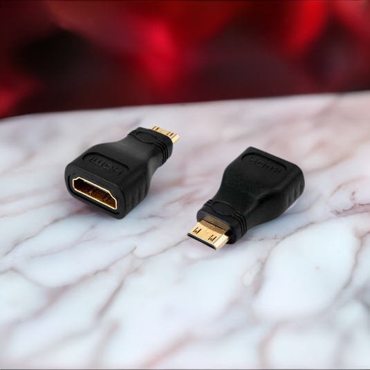 4XEM Mini HDMI Male To HDMI A Female Adapter
