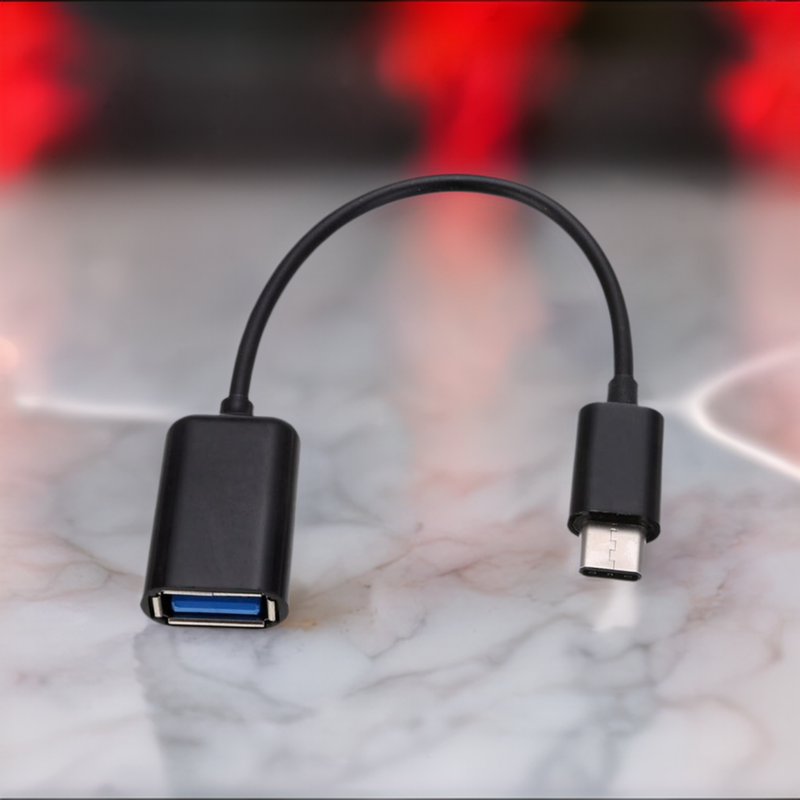 Load image into Gallery viewer, 4XEM USB-C Male to USB-A Female Adapter Black
