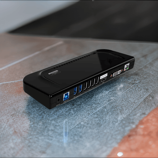 4XEM USB 3.0 Slim Universal Docking Station Black