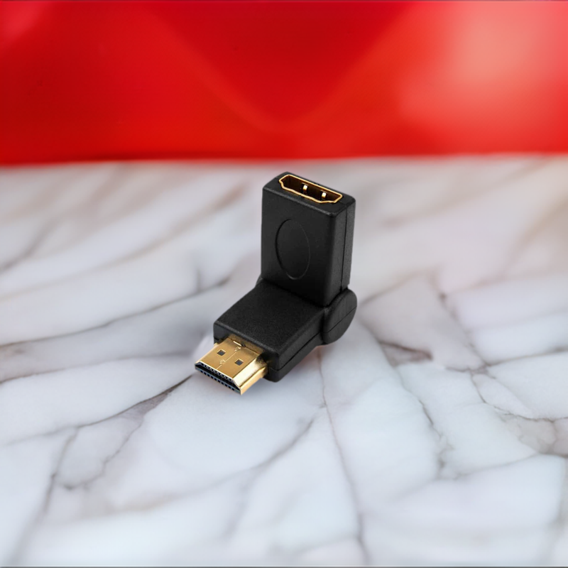 Load image into Gallery viewer, 4XEM 90 Degree Swivel HDMI A Male To HDMI A Female Adapter
