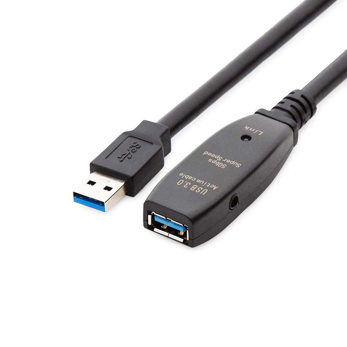4XEM 30M Active USB 3.0 DC power input Extension Cable