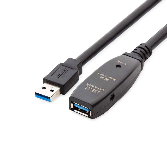 4XEM 25M Active USB 3.0 DC Power Input Extension Cable