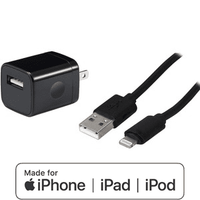 4XEM 3FT iPhone Compatible Charger Combo Black – MFi Certified