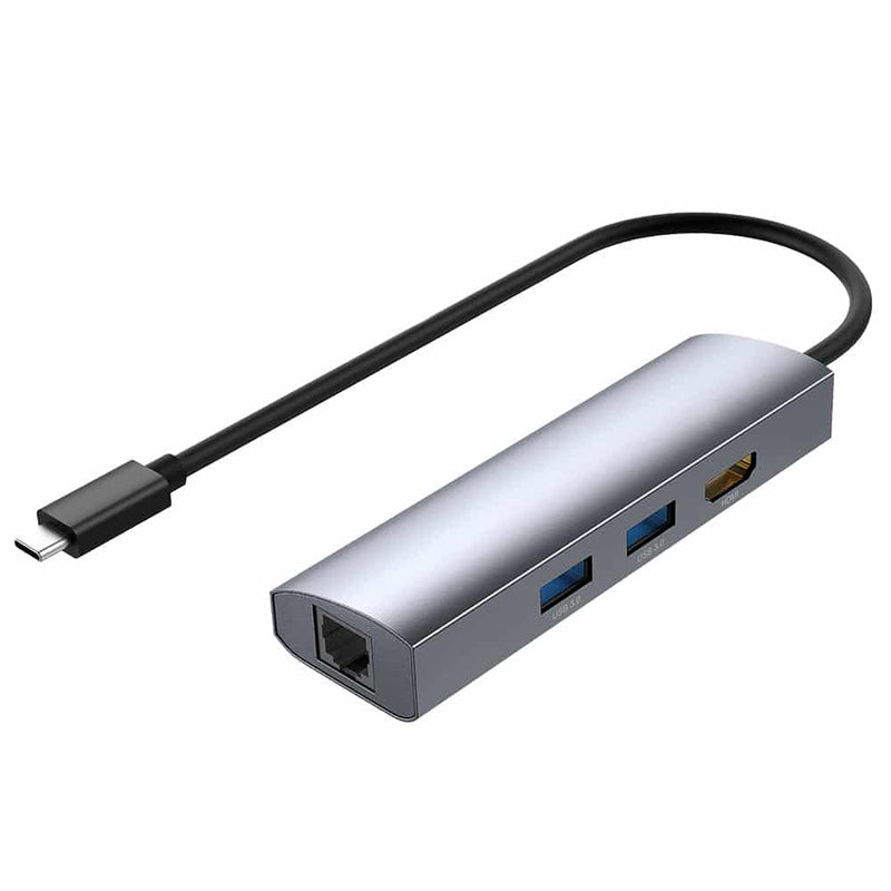 Load image into Gallery viewer, 4XEM USB-C Travel Mini Dock with Gigabit Ethernet
