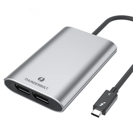 4XEM Type-C Thunderbolt to Dual DisplayPort Display Adapter