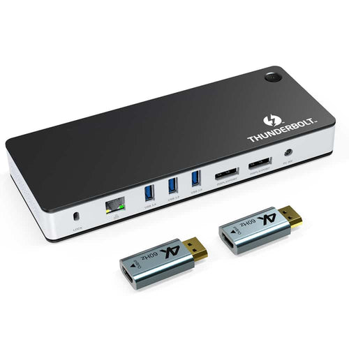4XEM Thunderbolt 3 Titan USB-C Dual 4K DisplayPort Docking Station
