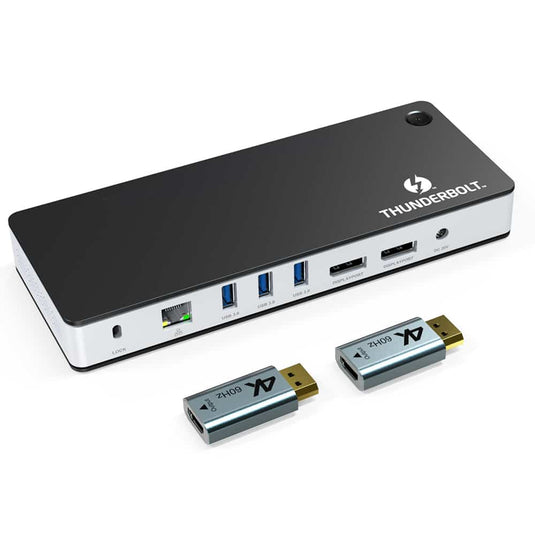 elasticitet rendering Sammenbrud 4XEM Thunderbolt 3 Titan USB-C Dual 4K DisplayPort Docking Station