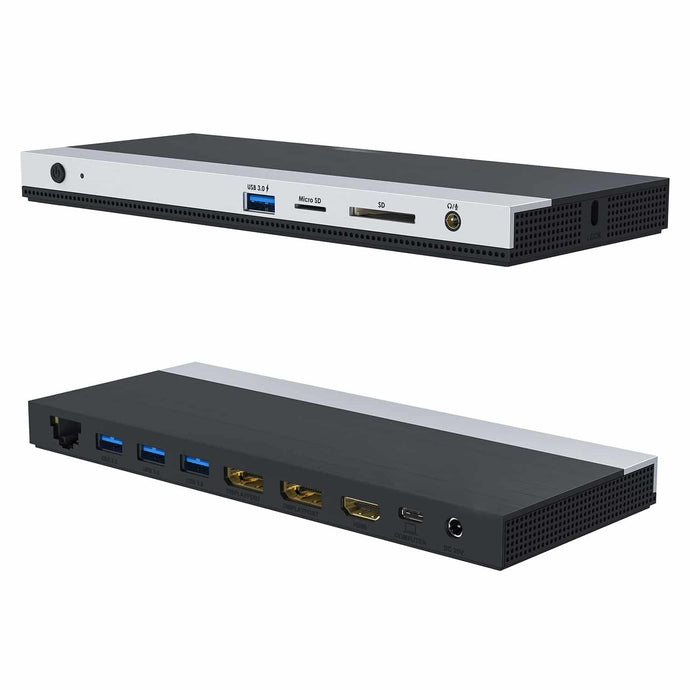 4XEM USB-C Triple Display Docking Station with Power Delivery 2 DP + 1 HDMI