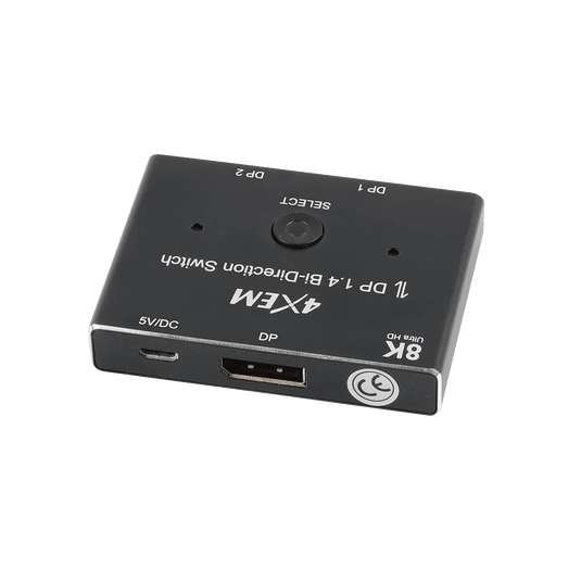 4XEM 8K DisplayPort Bi-Directional Switch
