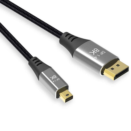 4XEM 2M 8K and 4K Mini DisplayPort to DisplayPort Cable
