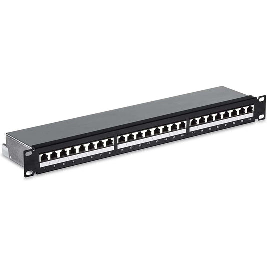 24 port cat6a patch panel for network organization