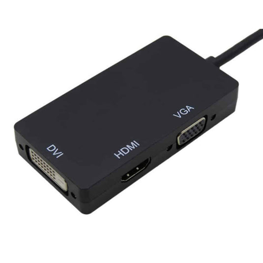 4XEM 3 In 1 DisplayPort to HDMI DVI VGA Adapter