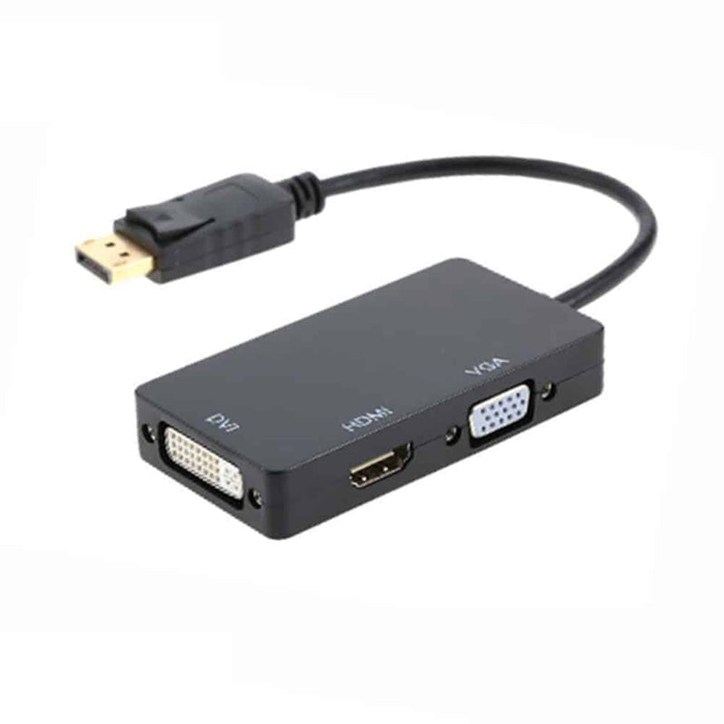 Load image into Gallery viewer, 4XEM 3 In 1 DisplayPort to HDMI DVI VGA Adapter

