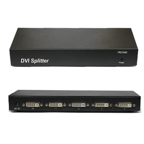 4XEM 4-Port DVI Video Splitter 1900x1200