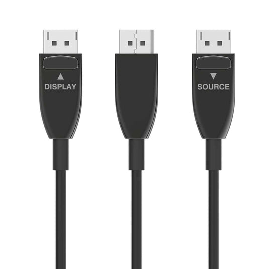 4XEM 80M 263FT HIGH SPEED ACTIVE OPTICAL FIBER DisplayPort 1.4 CABLE-8K@60HZ 4K@120HZ 7680 X 4320