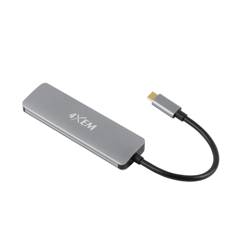 Load image into Gallery viewer, 4XEM 5-in 1-out Type-C to HDMI/USB-A and USB-C adapter with Power Delivery

