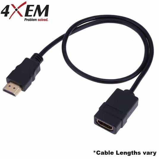 4XEM HDMI 4k/2K EXTENSION CABLE Male/Female 3ft
