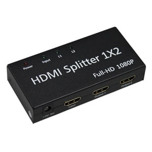 4XEM 2-Port HDMI Splitter & Signal Amplifier