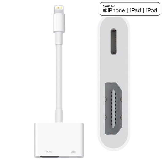 4XEM 8 Pin Lightning to HDMI Digital AV Adapter compatible for iPhone/iPad/iPod – MFi Certified