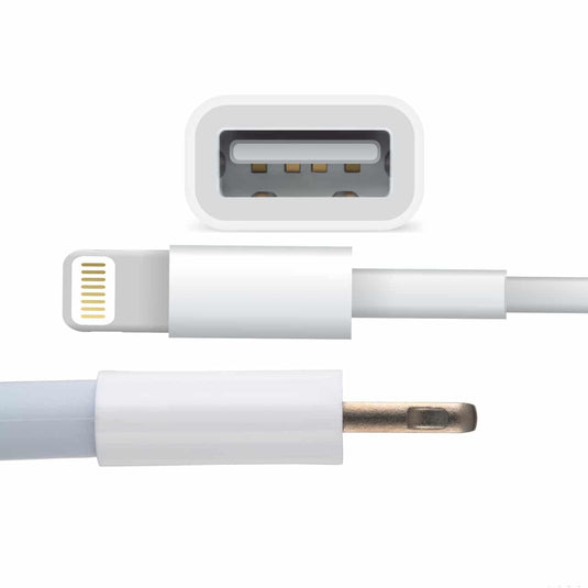 4XEM 8-Pin Lightning to USB Female Adapter
