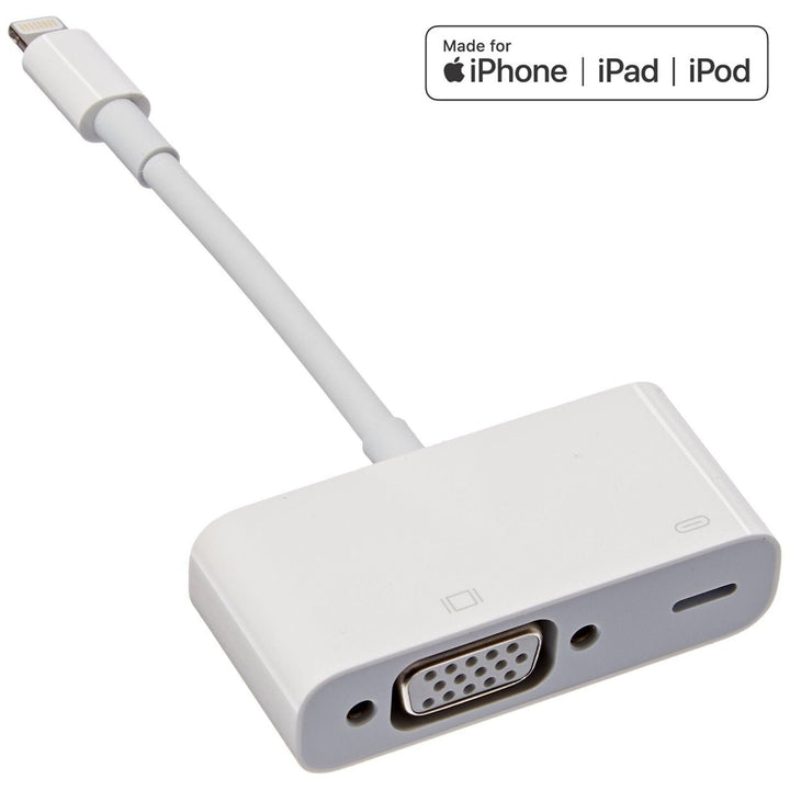 4XEM 8-Pin Lightning To VGA Adapter For iPhone/iPod/iPad - MFi Certified