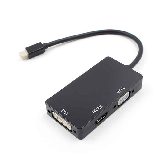4XEM 3 In 1 Mini DisplayPort to HDMI DVI VGA Adapter