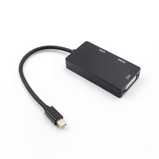 4XEM 3 In 1 Mini DisplayPort to HDMI DVI VGA Adapter