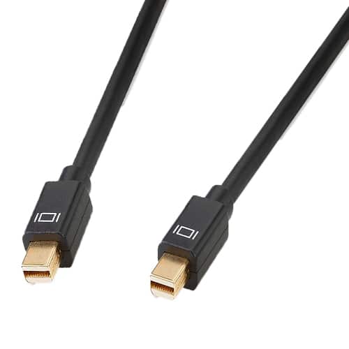 4XEM 6FT Mini DisplayPort M/M Cable Black