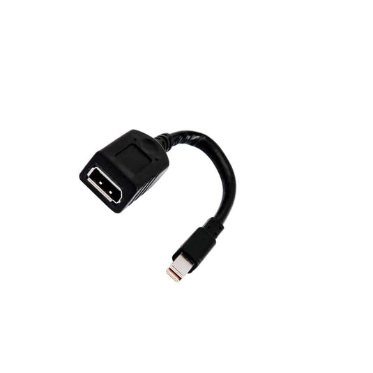 4XEM 6in Mini DisplayPort Male To DisplayPort Female Cable Adapter