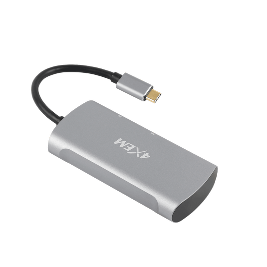 4XEM 2-Port USB-C to HDMI Dual 4K Multi-Monitor Hub – supports PD Pass Through