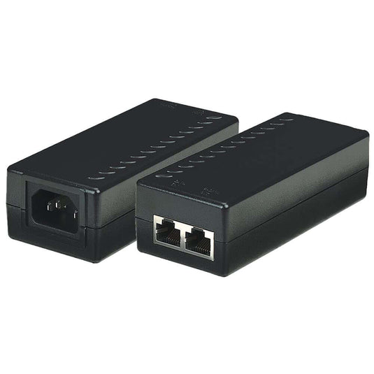 4XEM 1 Port PoE injector RJ-45 connection and A/C Power port