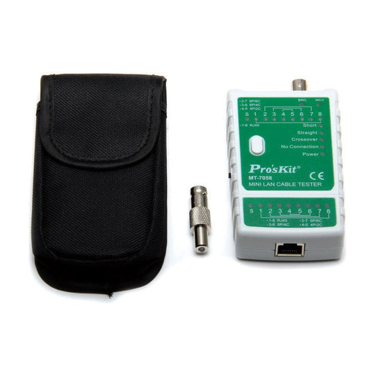 rj-45 LAN cable tester with carrying case