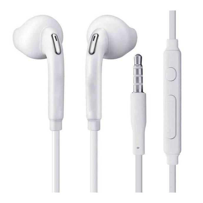 4XEM Earbud Earphones For Samsung Galaxy/Tab White