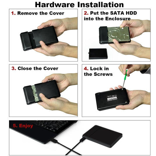 4XEM USB 3.0 SATA Hard Drive Enclosure