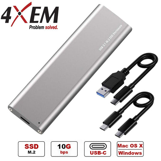 4XEM USB 3.1 NVMe External SSD Enclosure