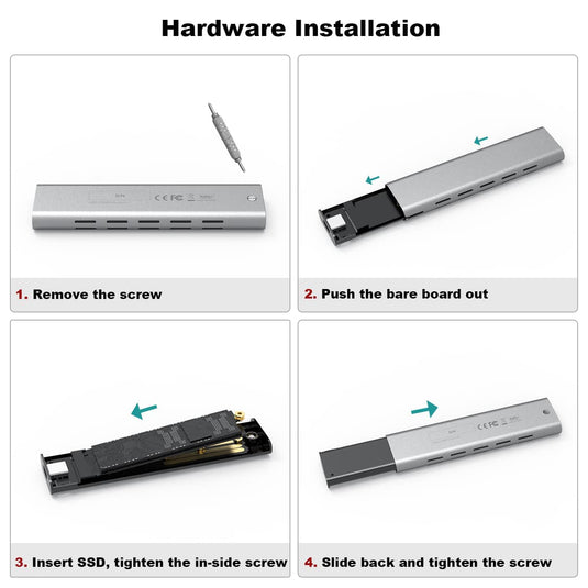 4XEM USB 3.1 NVMe External SSD Enclosure