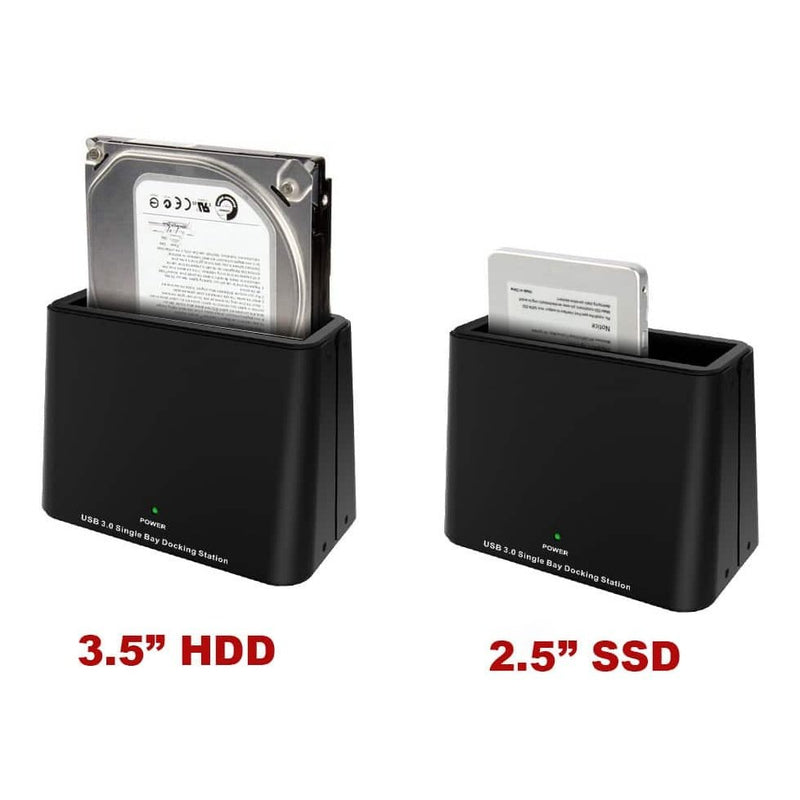 Load image into Gallery viewer, 4XEM Single Bay External Hard Drive Docking Station
