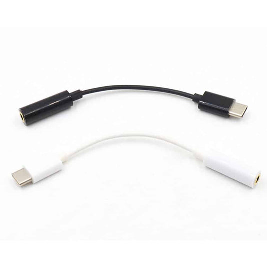 4XEM USB-C Male to 3.5MM Female Adapter White