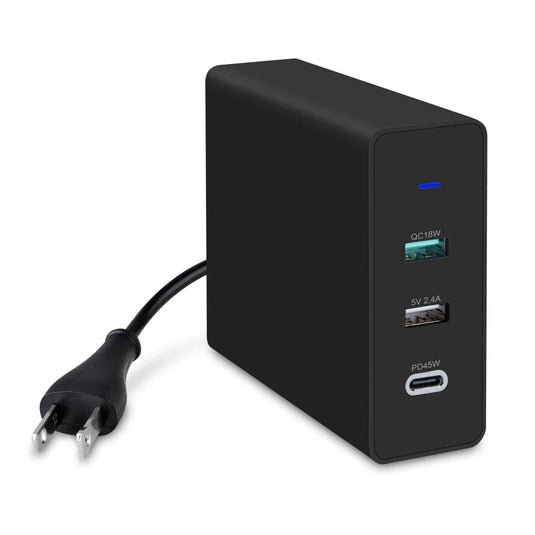 4XEM Triple Port 75W USB-C PLUS DUAL USB A WALL CHARGER