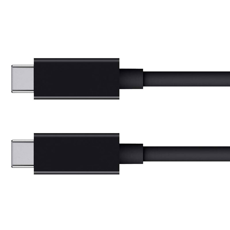 Load image into Gallery viewer, USB-C to USB-C black colored cables offering 10Gbps speeds against white background.
