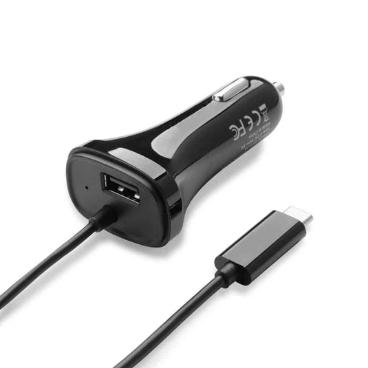 4XEM USB-C 27W High Speed Car Charger - Black