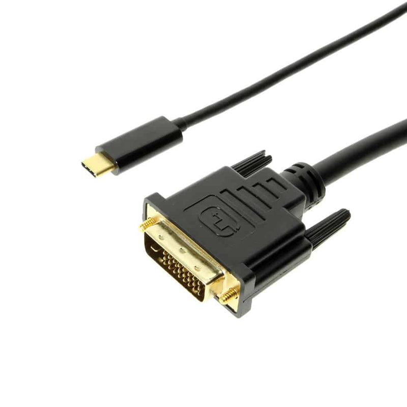 Load image into Gallery viewer, 4XEM USB-C to DVI Cable 6ft-Black
