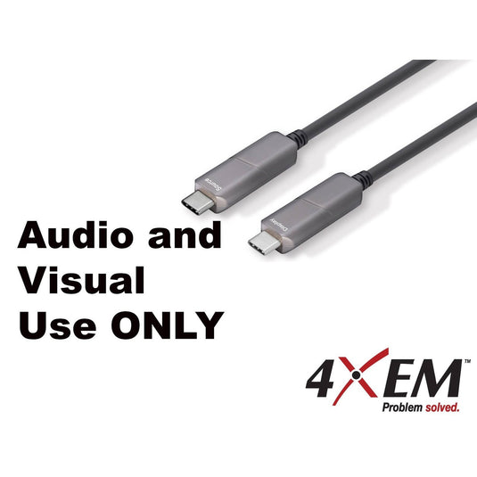 4XEM 10M Fiber USB Type-C Cable 4K@60HZ 21.6 Gbps