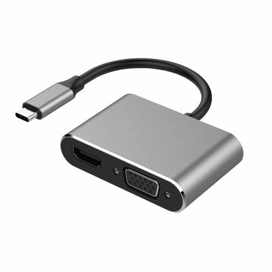 4XEM 4-in-1 HDMI, VGA, Power Delivery USB-C Hub