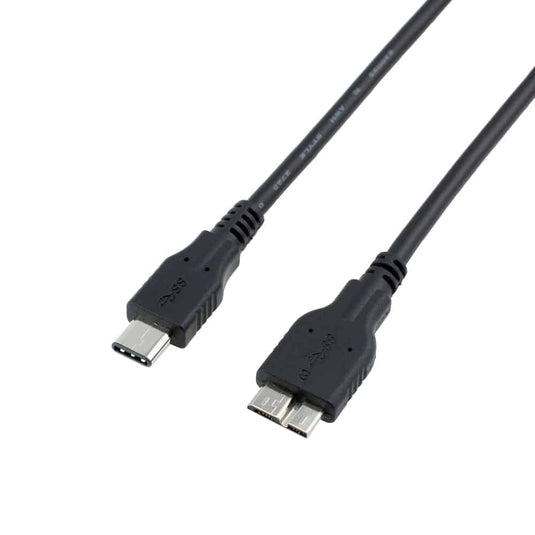 USB-MICRO B TO USB-C ADAPTER BLACK