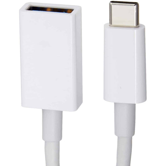 4XEM USB-C Male to USB-A Female Adapter-White