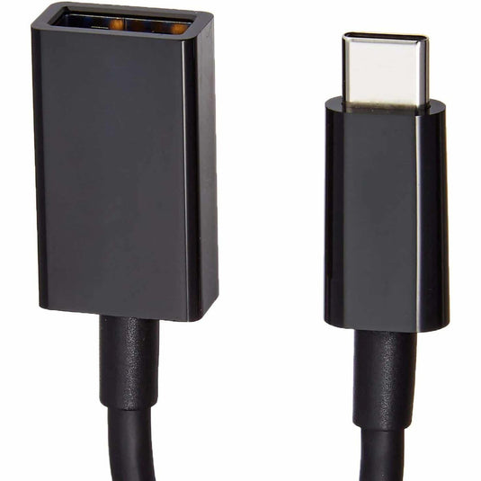 4XEM USB-C Male to USB-A Female Adapter Black